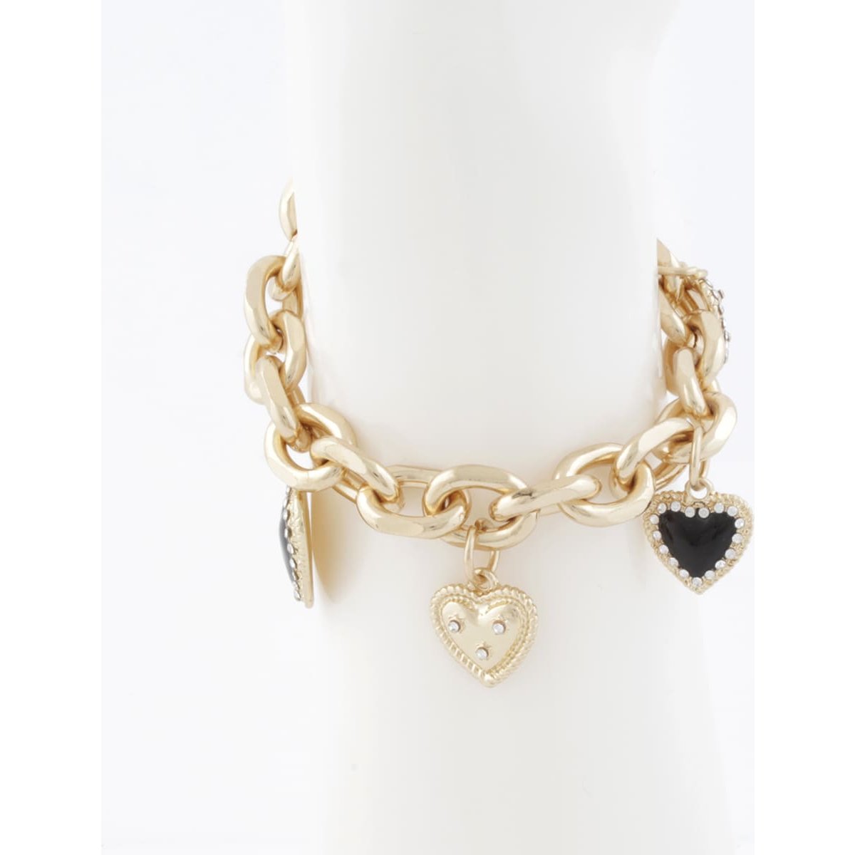 Pulsera con Dijes de Corazones Lulu