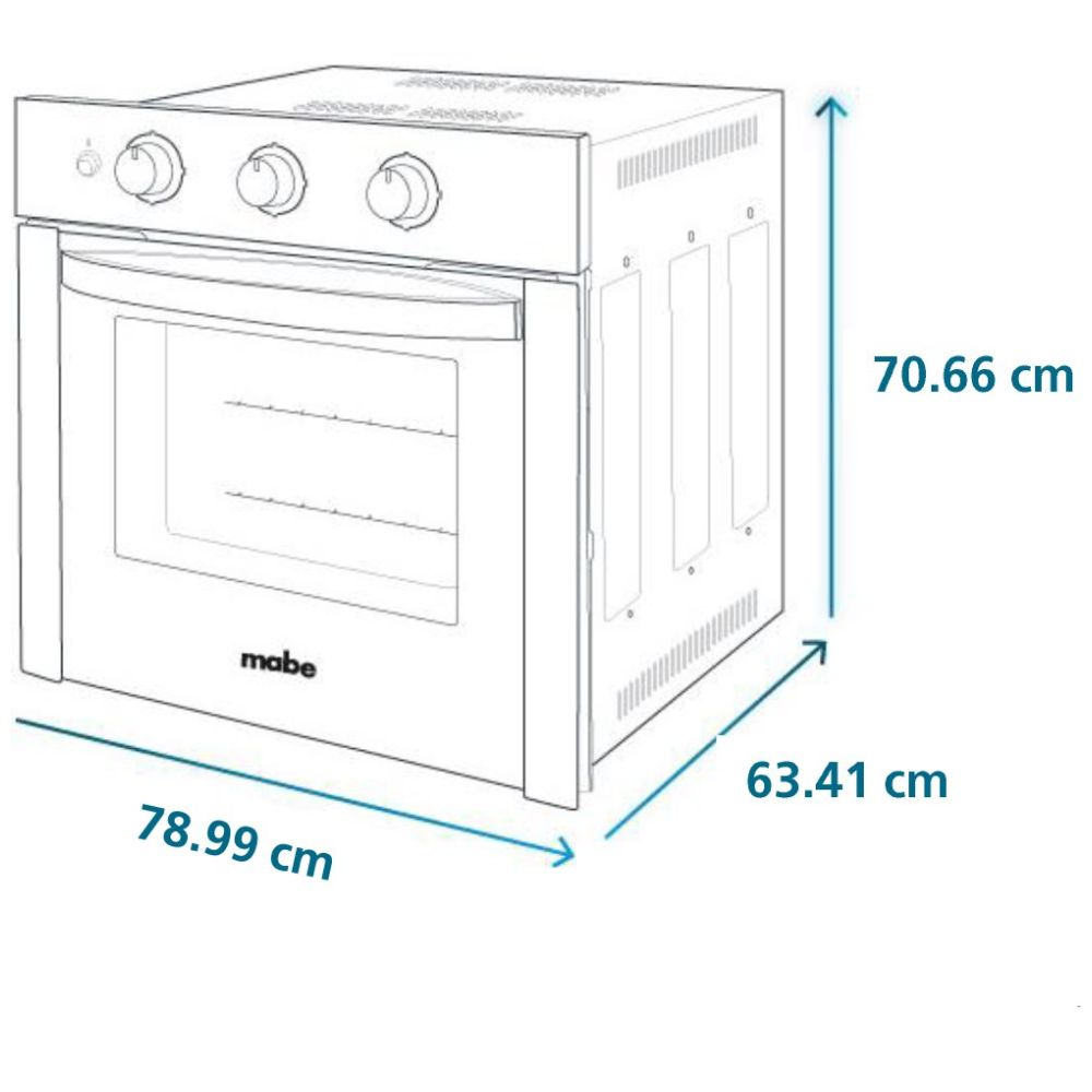Trinomio Negro Cmg60Hm80Cmpu7N Mabe