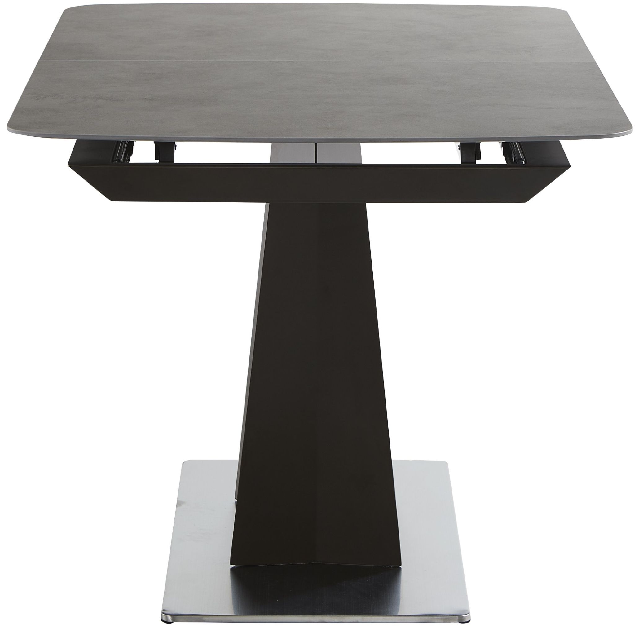 Mesa de Centro Piedra Sintética Base de Acero Inoxidable Home & Details