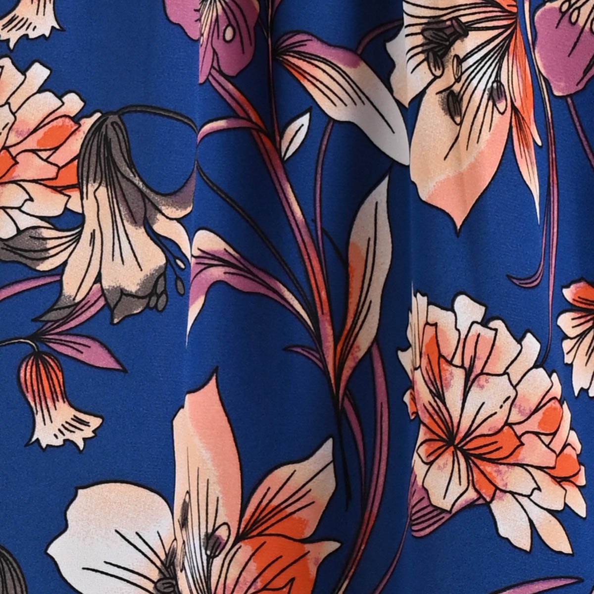 Blusa Banana Jeans Cuello Ojal Diseño Estampado para Mujer