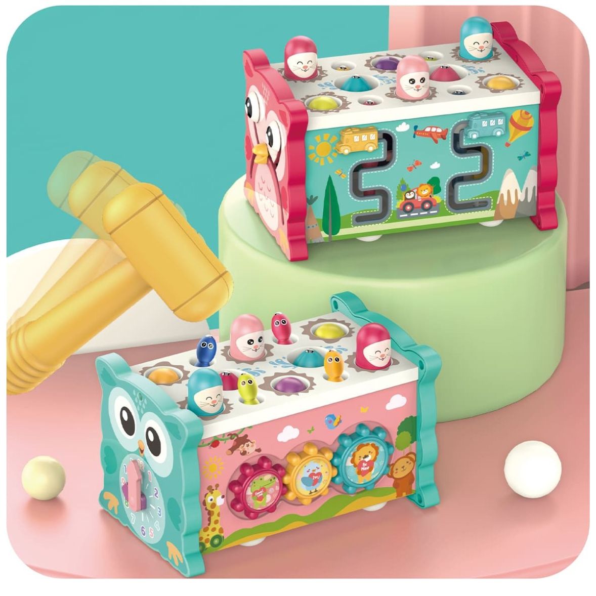 Juguete de Aprendizaje en Forma de Caja de 5 Lados