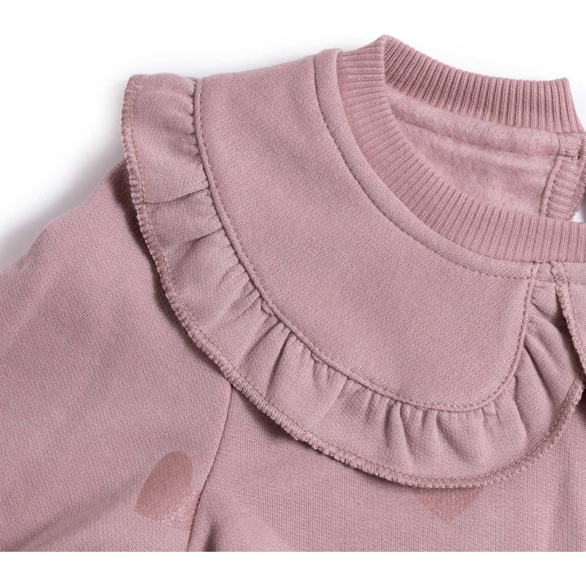 Conjunto 2 Piezas Being 2 Nice Sudadera Cuello Babero con Pantalón para Bebé