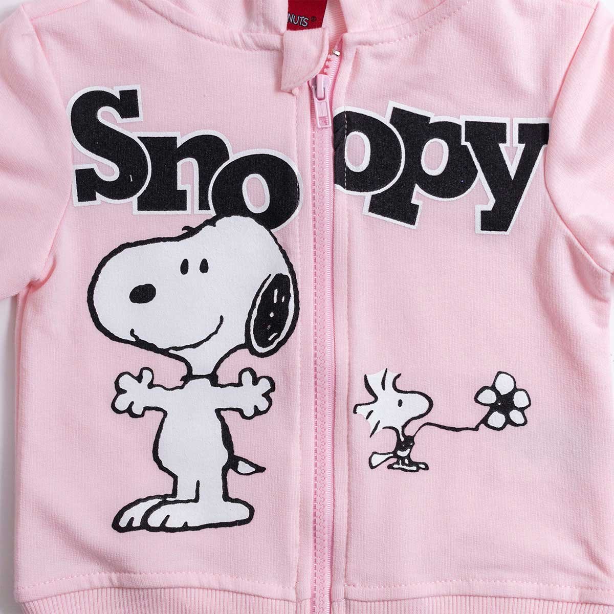 Conjunto Piezas Snoopy Sudadera con Playera Manga Corta y