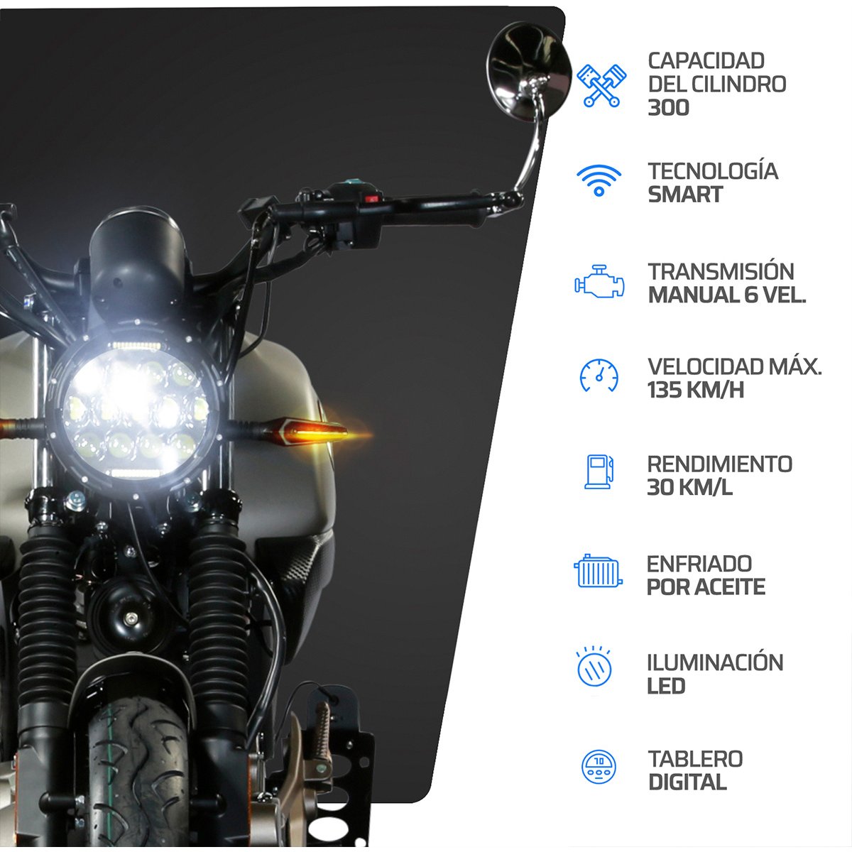 Motocicleta Rocketman 300 2024 Vento