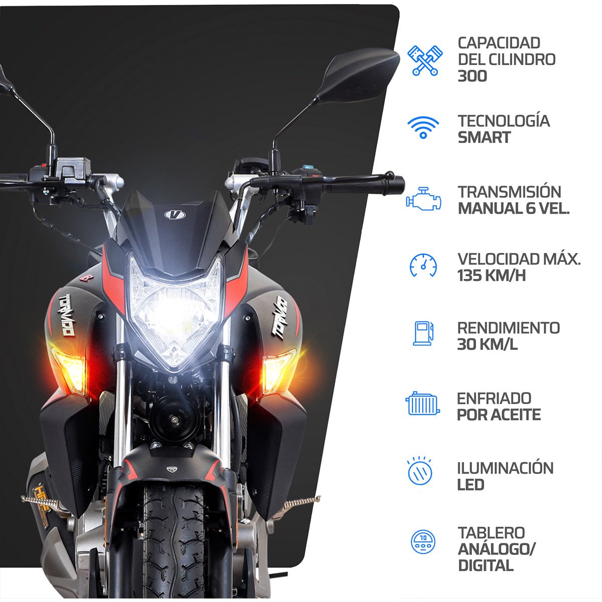 Motocicleta Tornado 300 2024 Vento