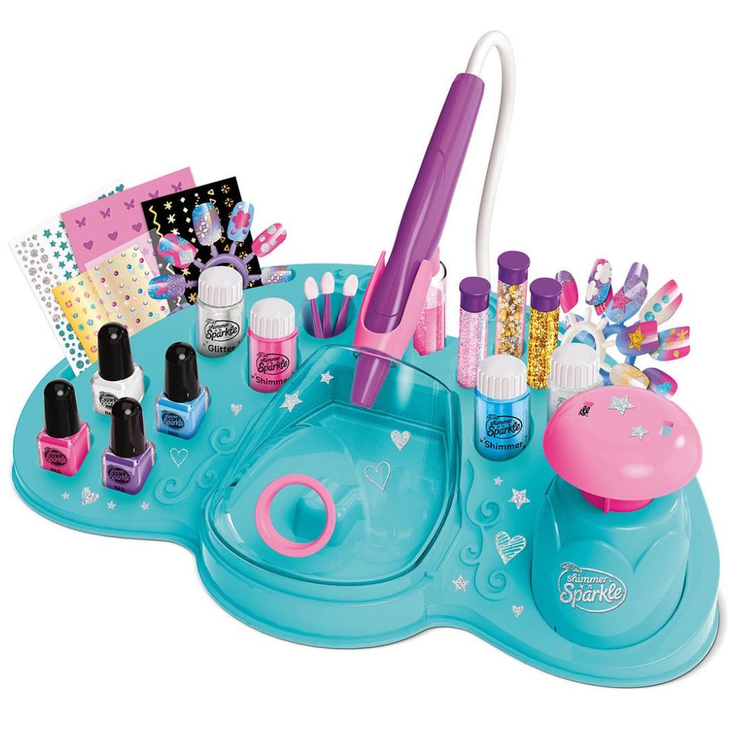 Set Diseño de Uñas con Aerógrafo Shimmer & Sparkle