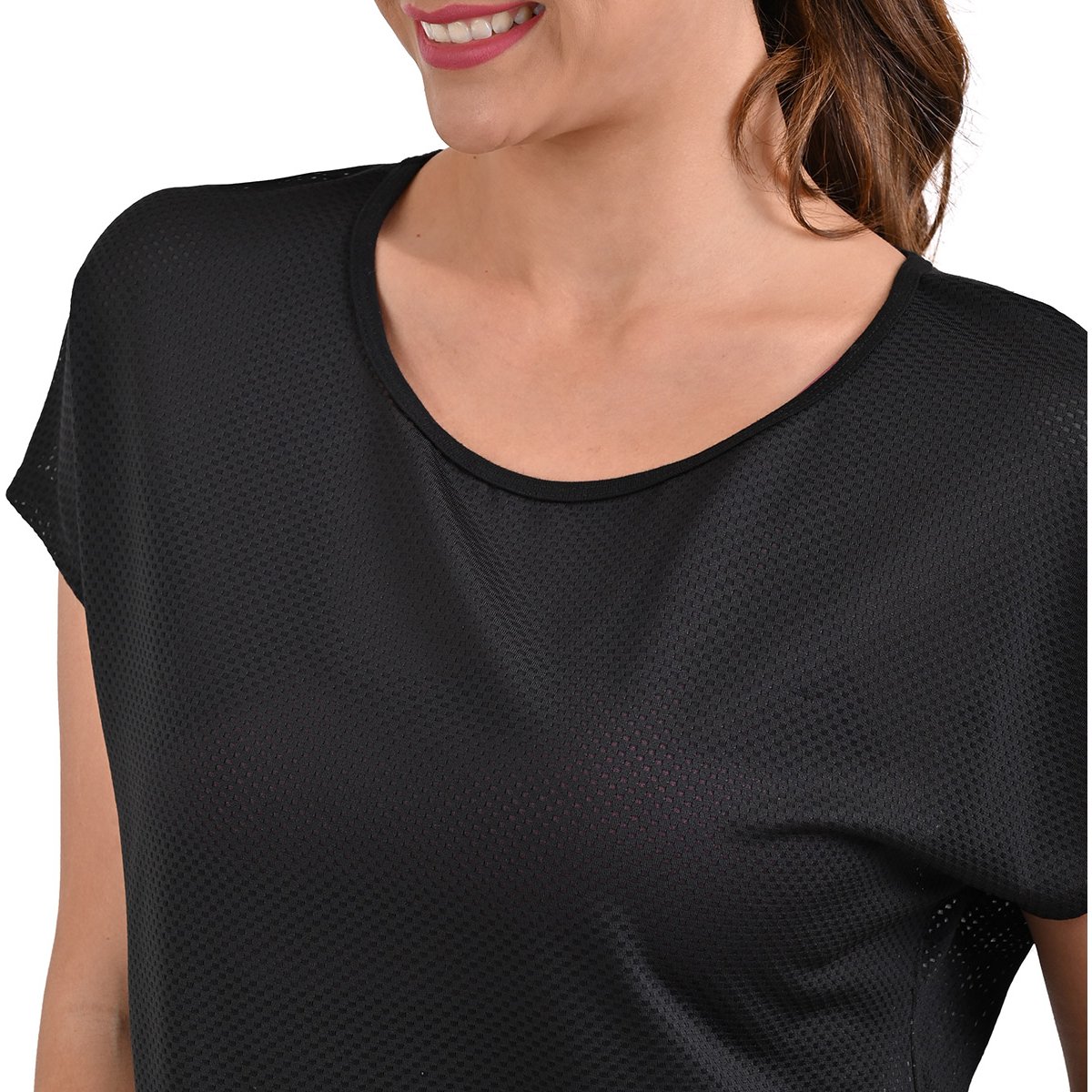 Playera Básica Manga Corta Deportiva Sho Shi para Mujer