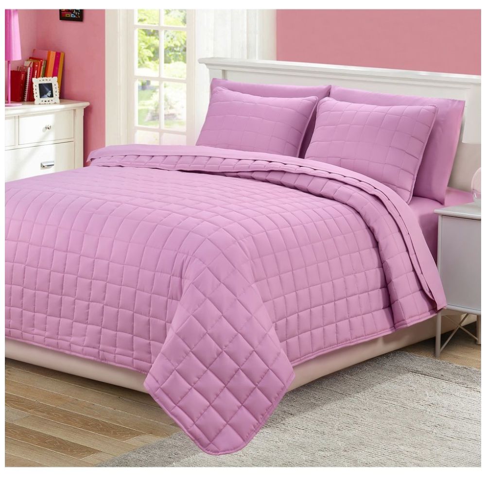 Sobrecama Matrimonial Homenature Rosa287