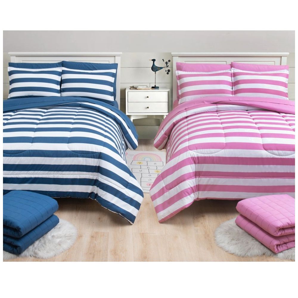 Sobrecama Matrimonial Homenature Rosa287