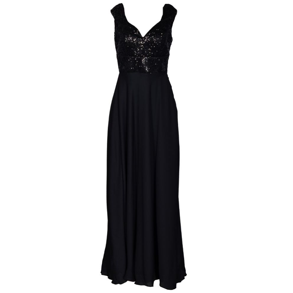 Vestido Largo de Fiesta con Detalles Brillantes en Parte Alta para Mujer  Philosophy Jr Nights