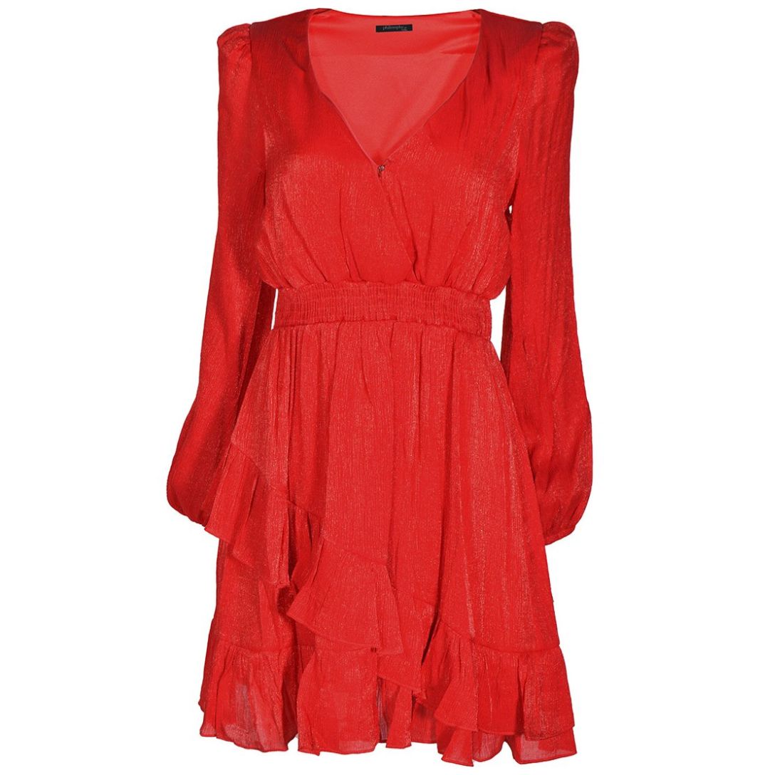 Vestido Corto con Olanes para Mujer Nicole & Jolie