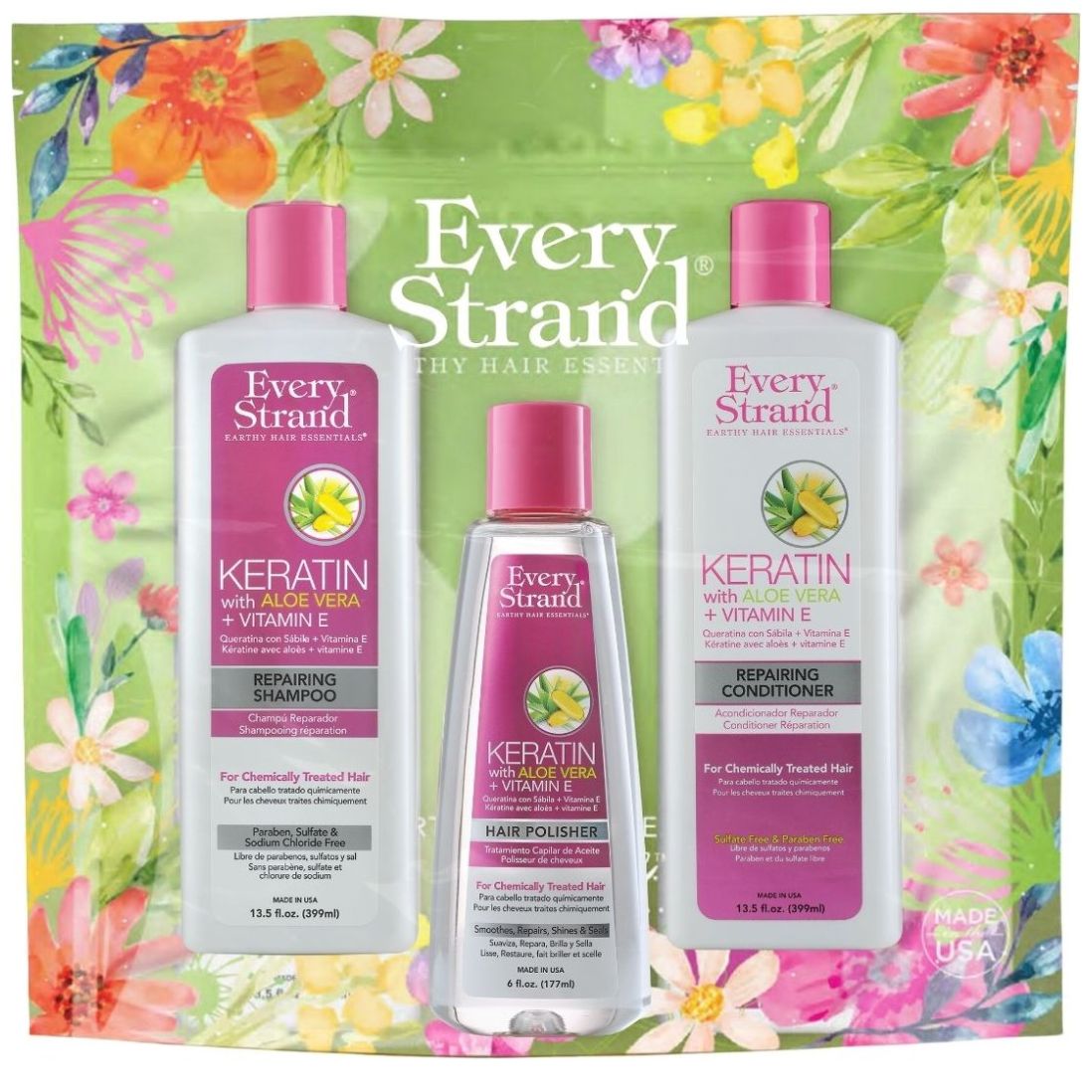 Kit de Shampoo, Acondicionador y Tratamiento Every Strand