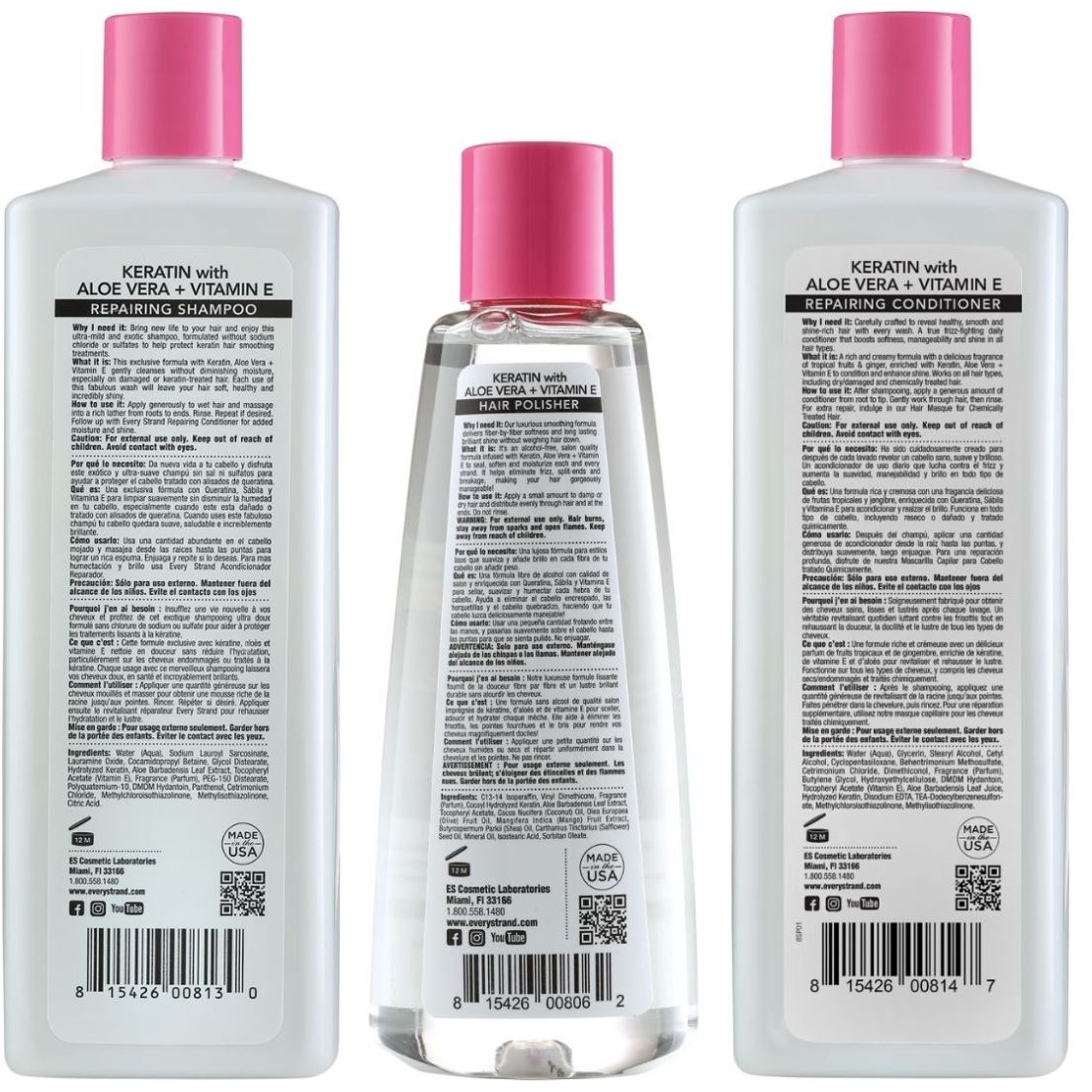 Kit de Shampoo, Acondicionador y Tratamiento Every Strand
