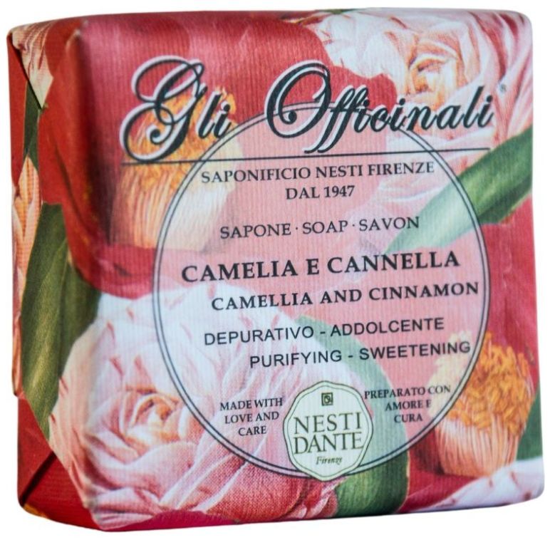 Nesti Dante Jabón Aroma Camelia y Canela 200 Gr