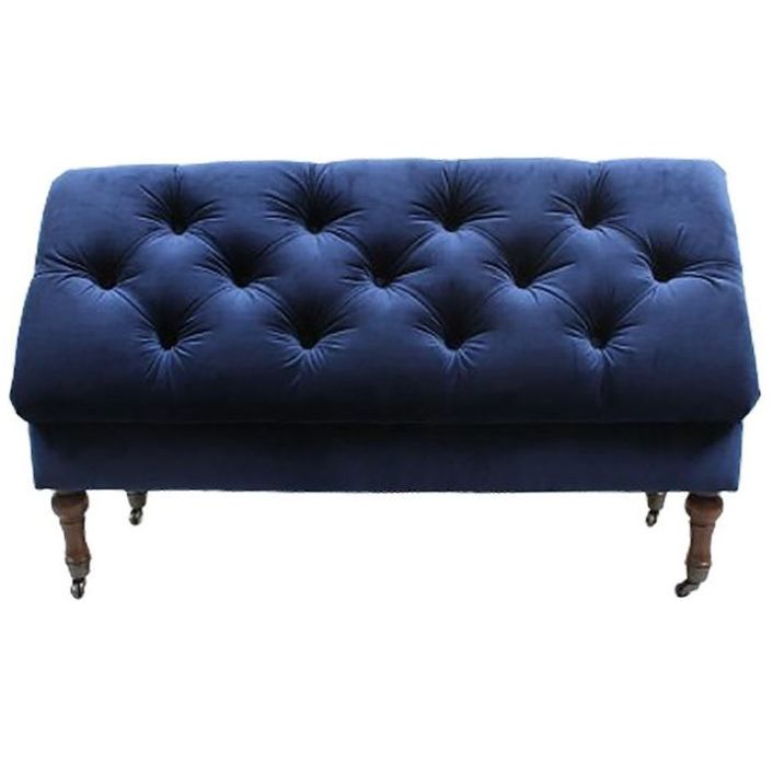 Banca Almacenaje Castors Navy Vintage Home