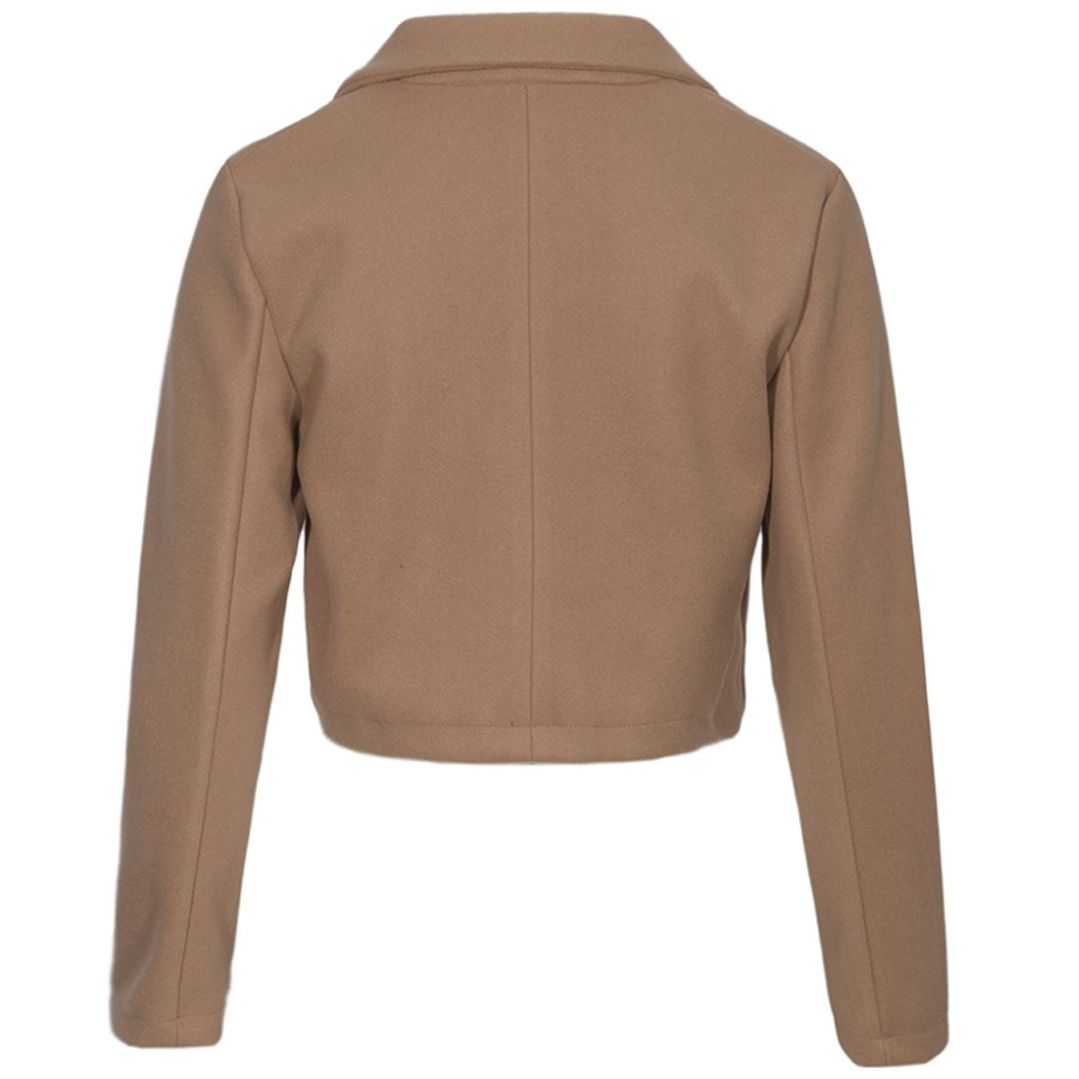 Saco Corto Solapa Y Corte Princesa Vixara para Mujer