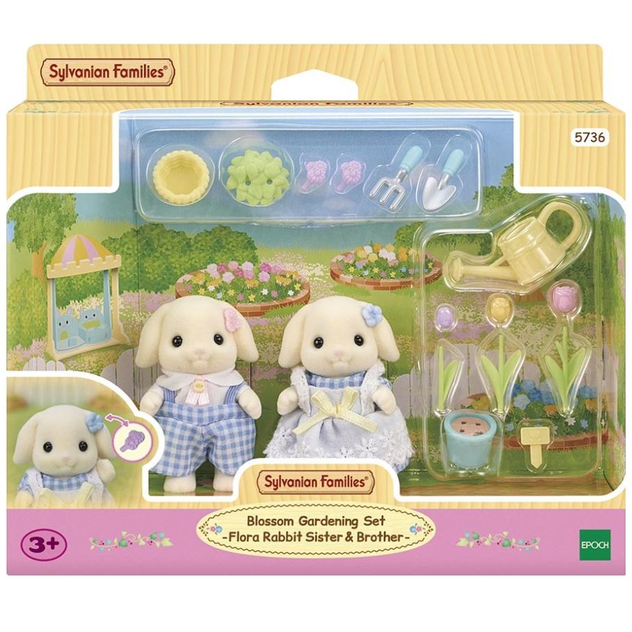 Set Hermanos Conejo Flora Sylvanian Families