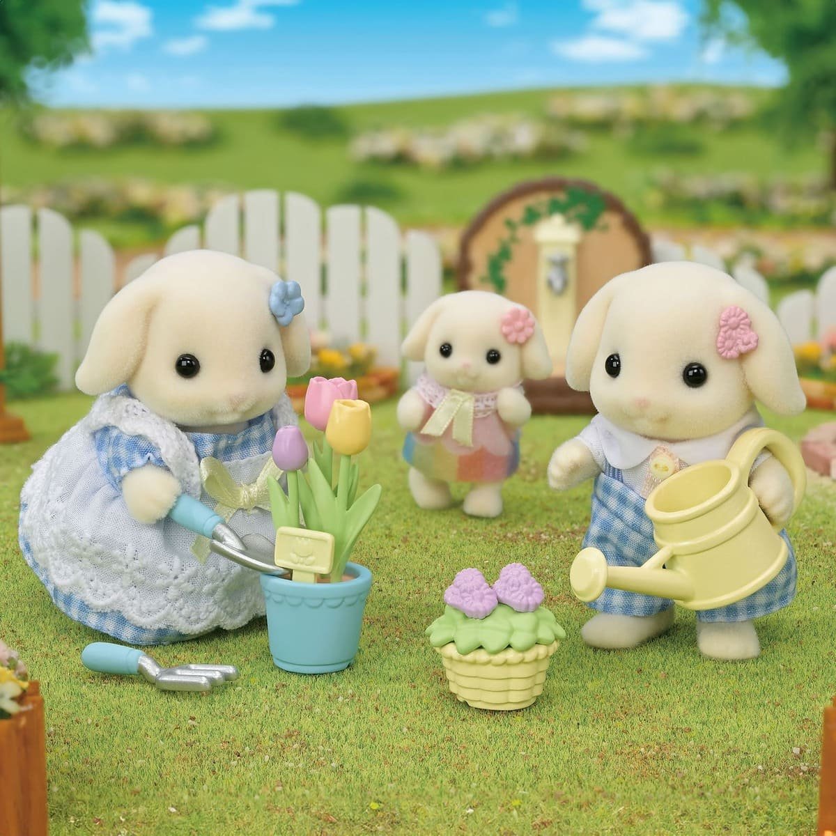 Set Hermanos Conejo Flora Sylvanian Families