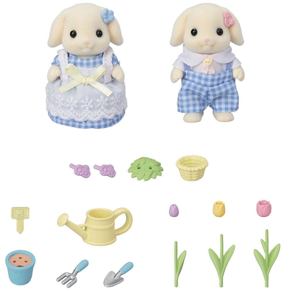 Set Hermanos Conejo Flora Sylvanian Families
