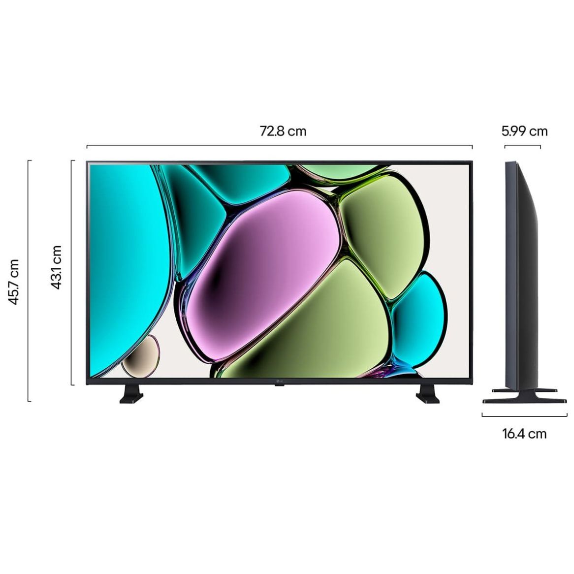 Pantalla LG 32" Hd Thinq Ai 32Lr650Bpsa