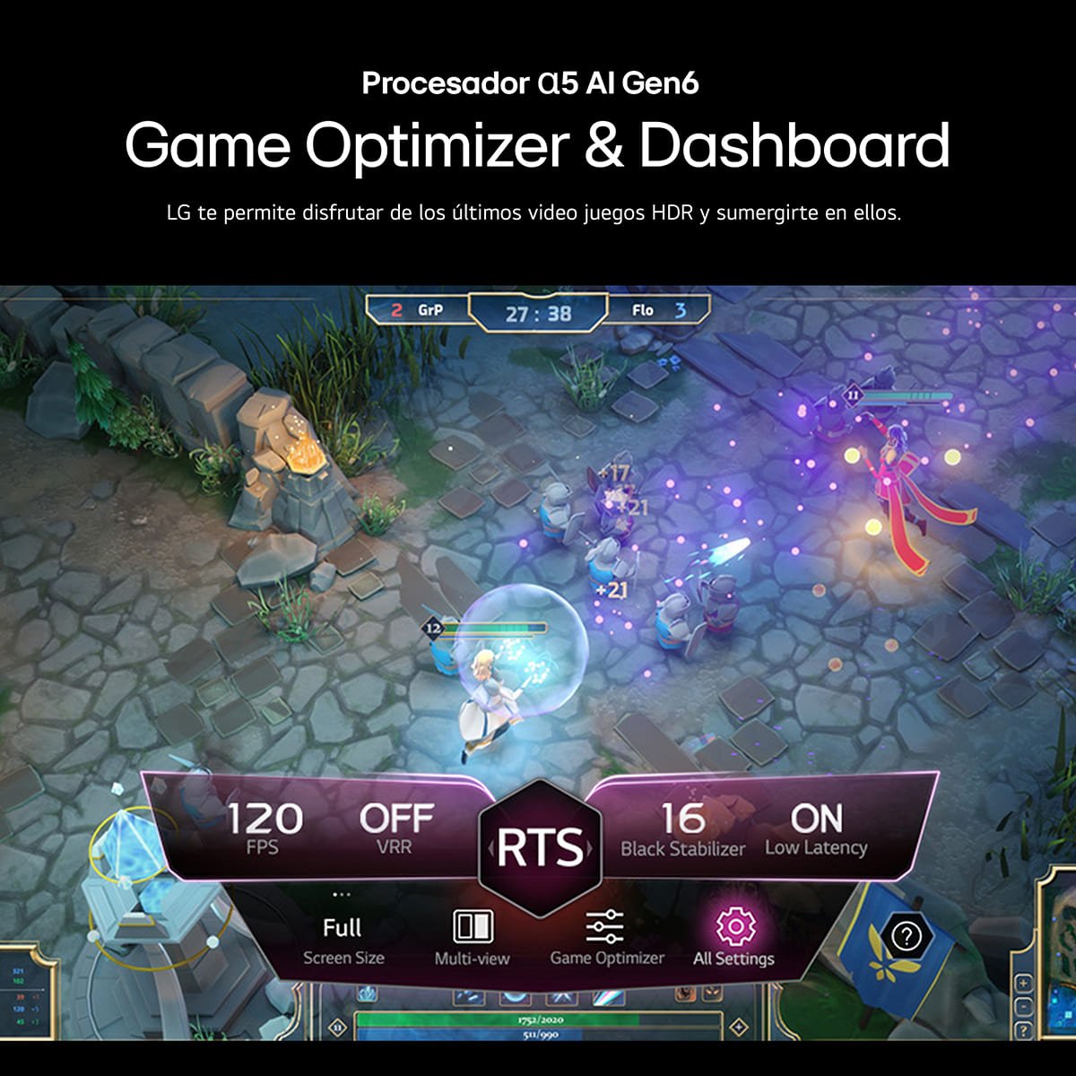 Pantalla LG 32" Hd Thinq Ai 32Lr650Bpsa