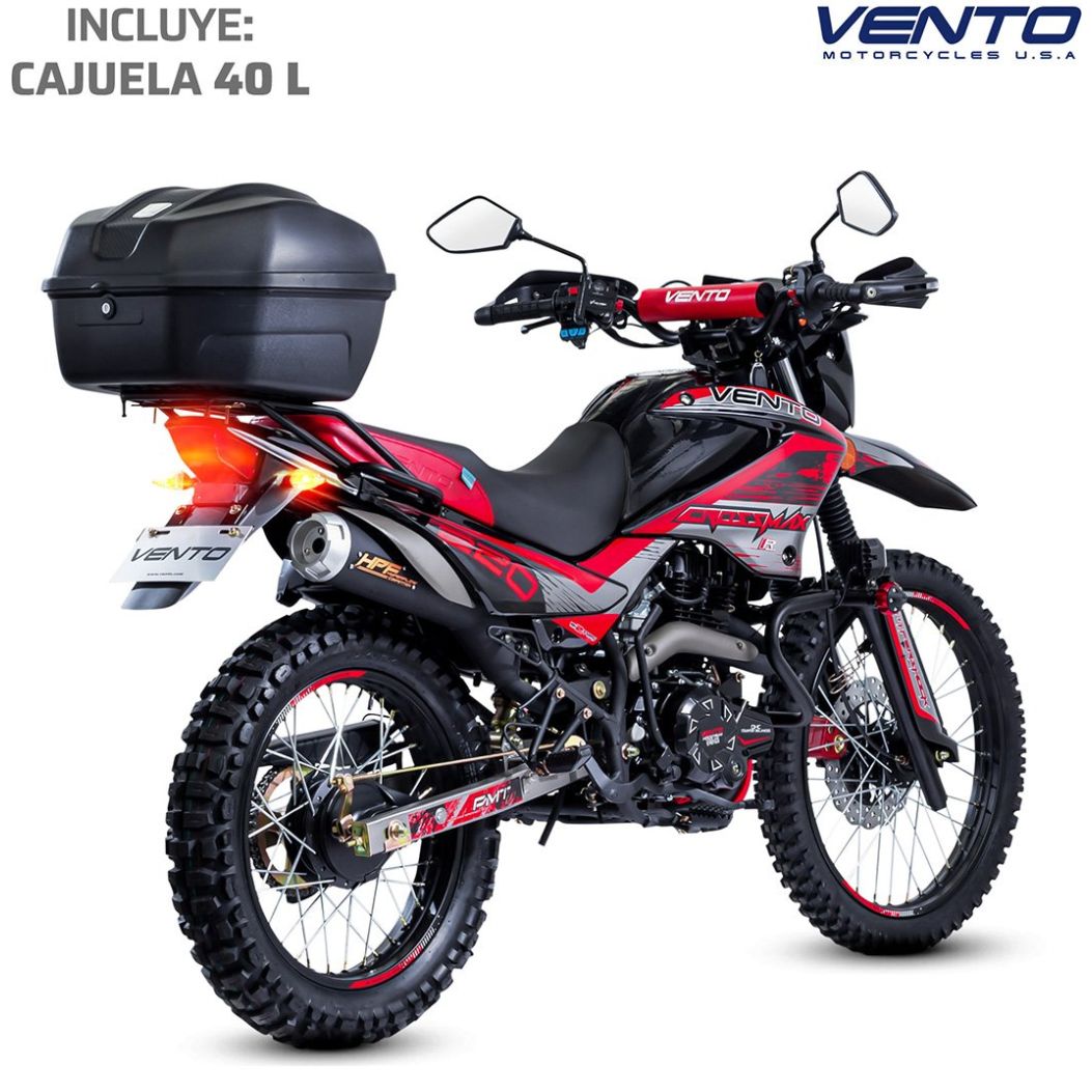 Motocicleta Crossmax 220 Vento 2024 Negra