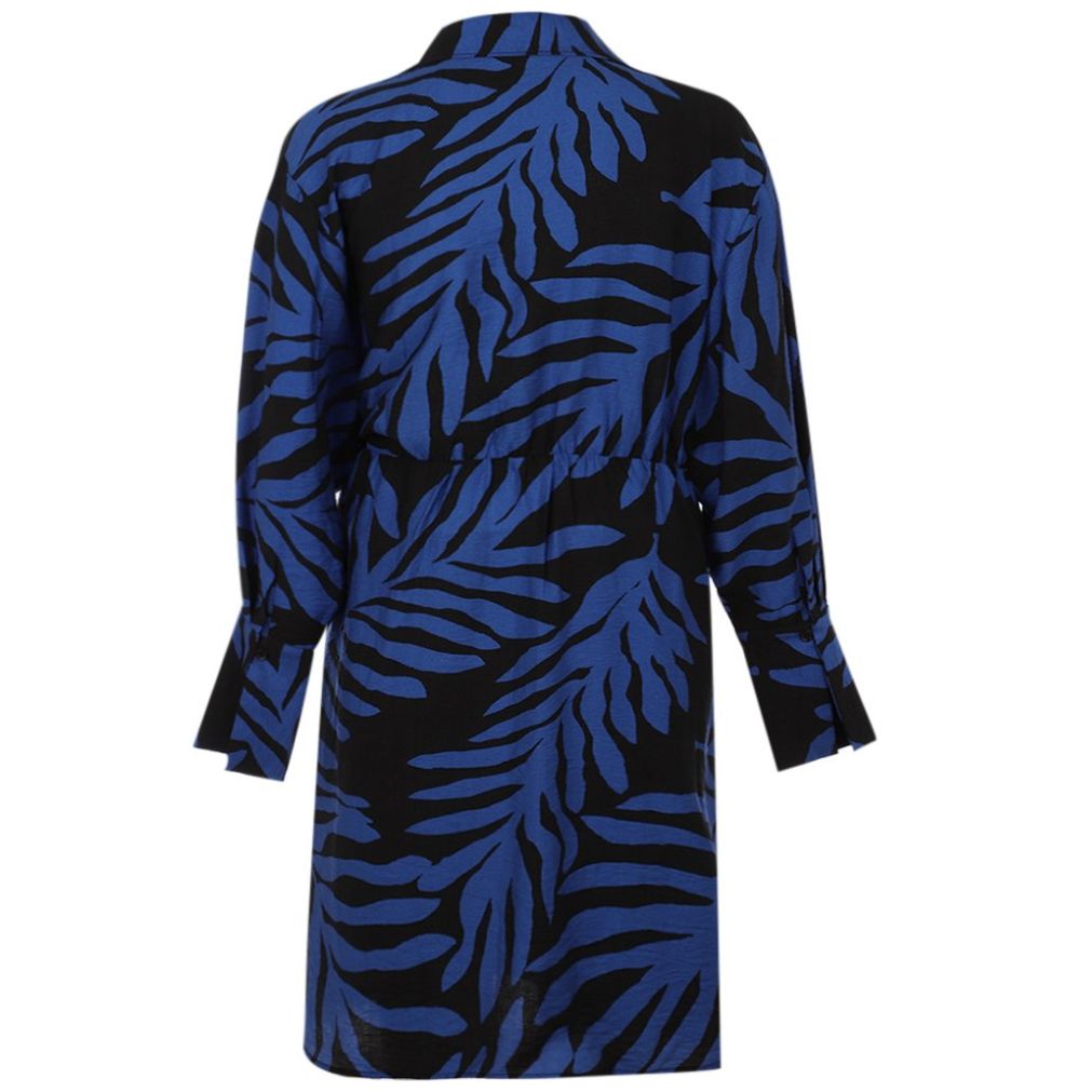 Vestido Estampado Manga Larga Life Styler