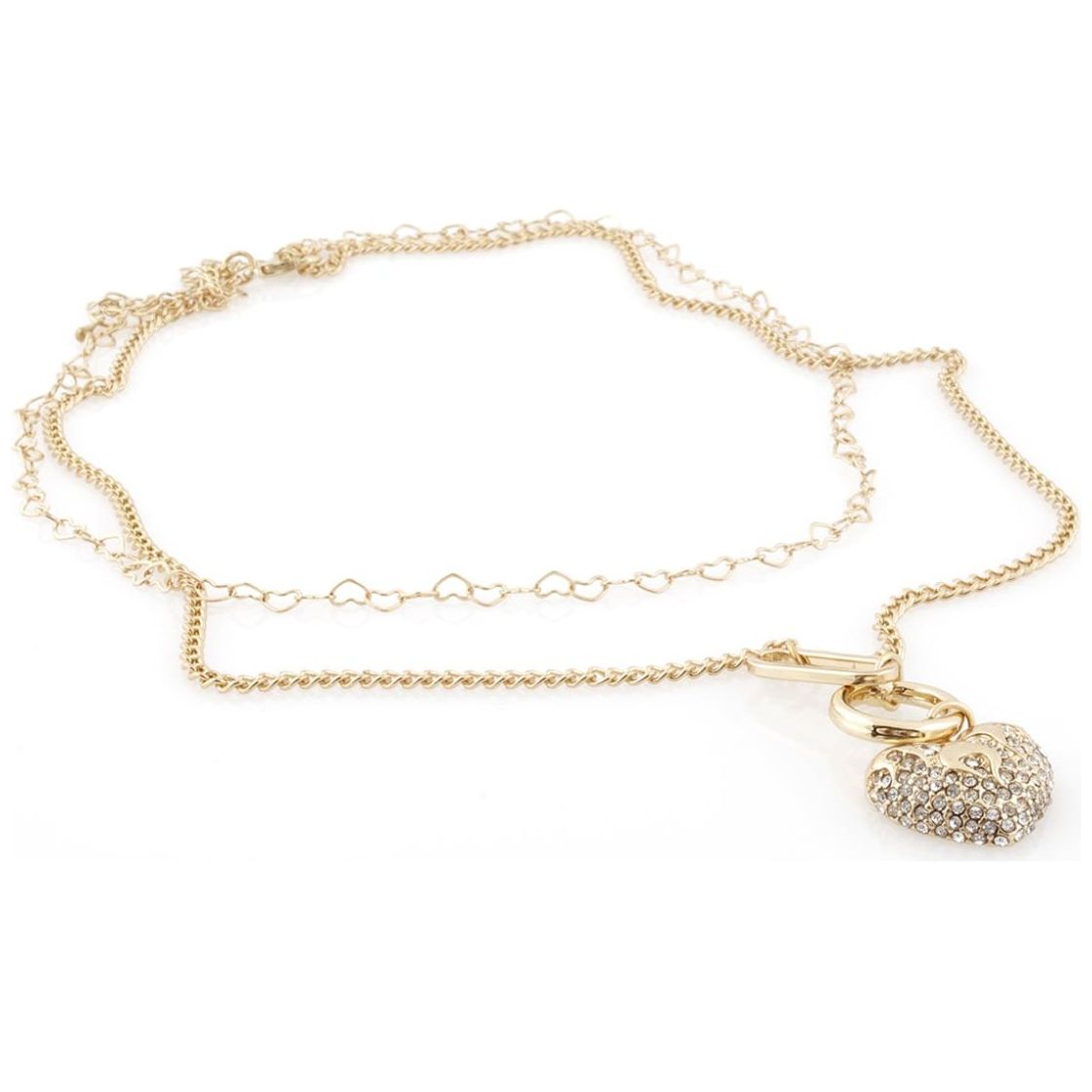 Collar con Dije de Corazón Dorado Lulu