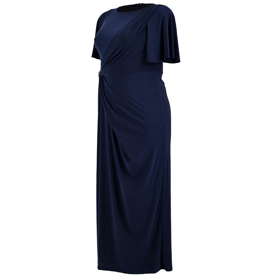 Vestido Largo Jersey Dama Adorno en la Cintura Nikki Italy para Mujer Extra