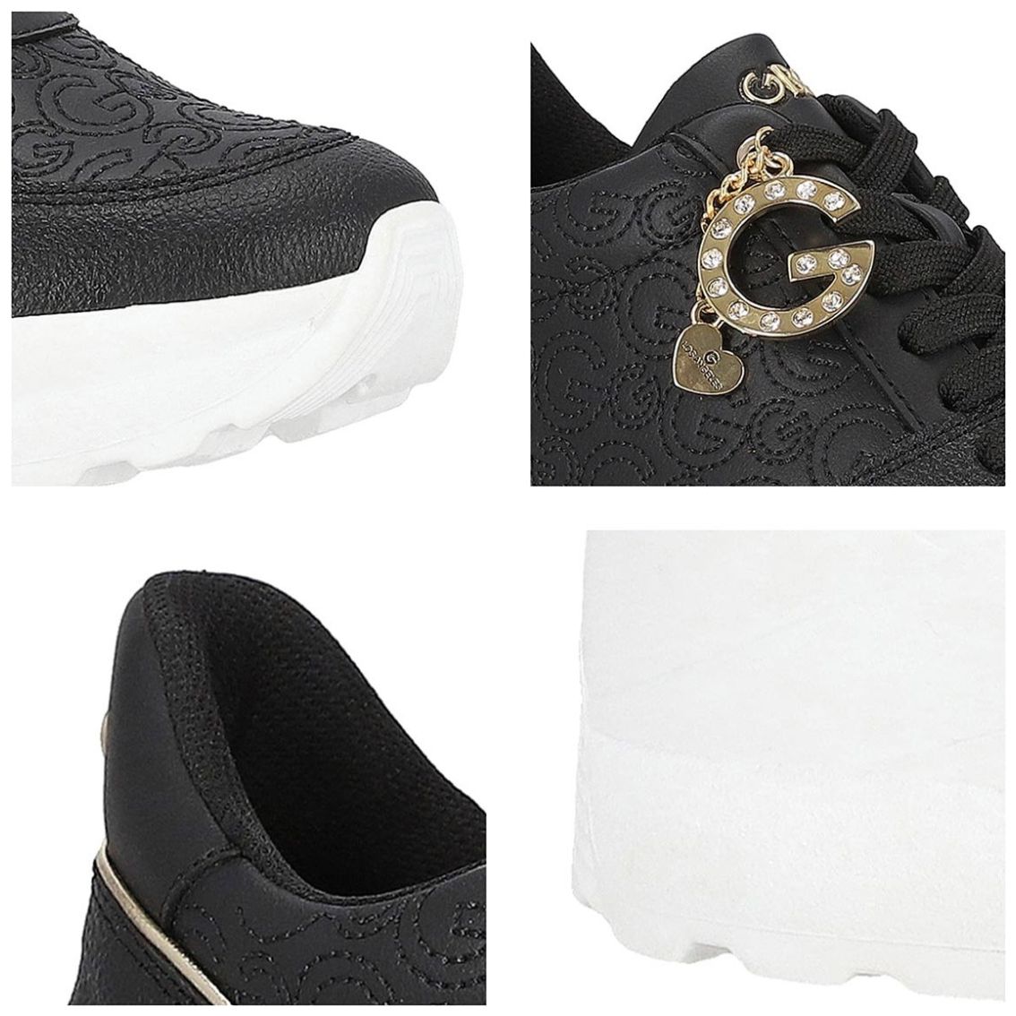 Tenis  Negro Flat  G By Guess
