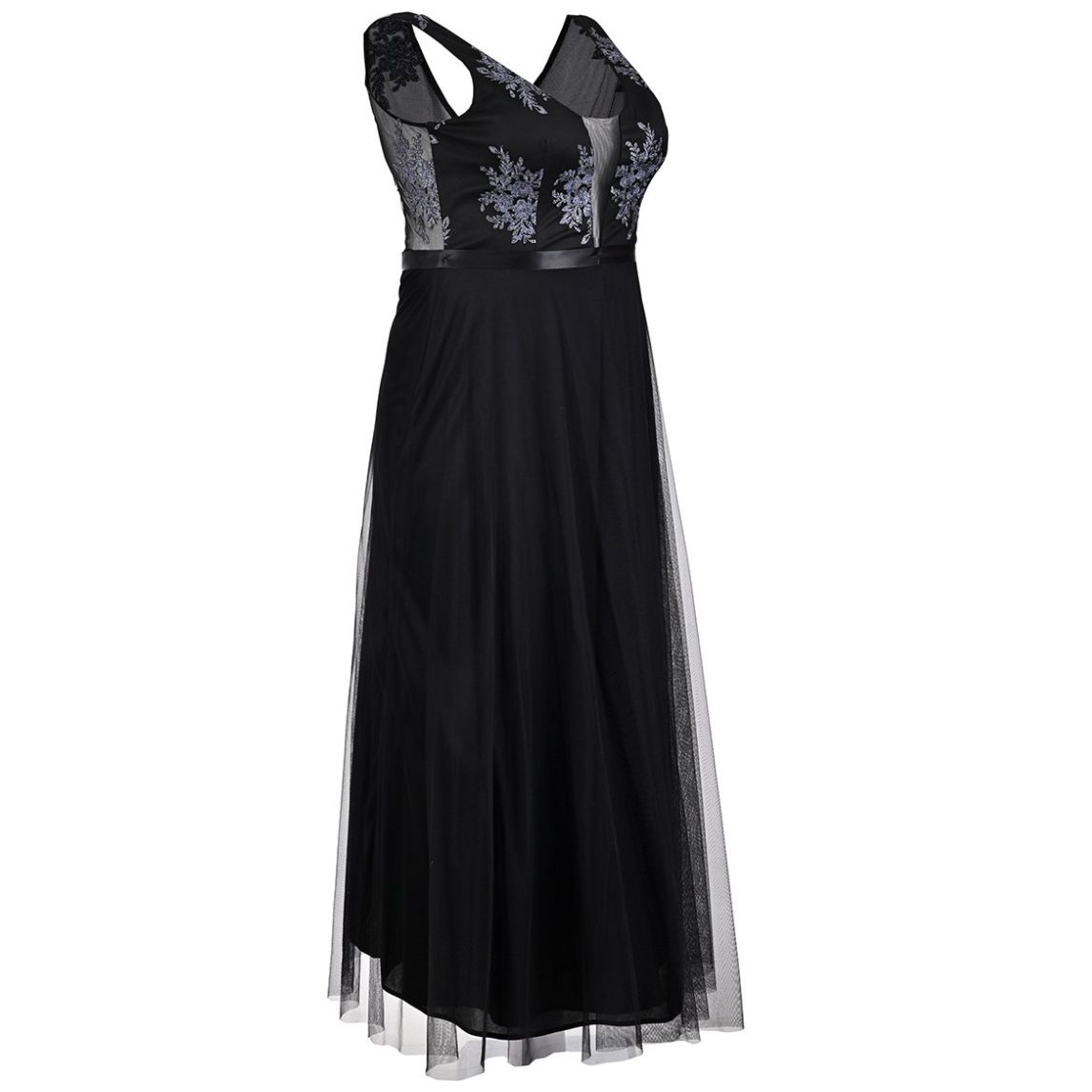 Vestido Largo Falda Tul Nikki Italy para Mujer Extra