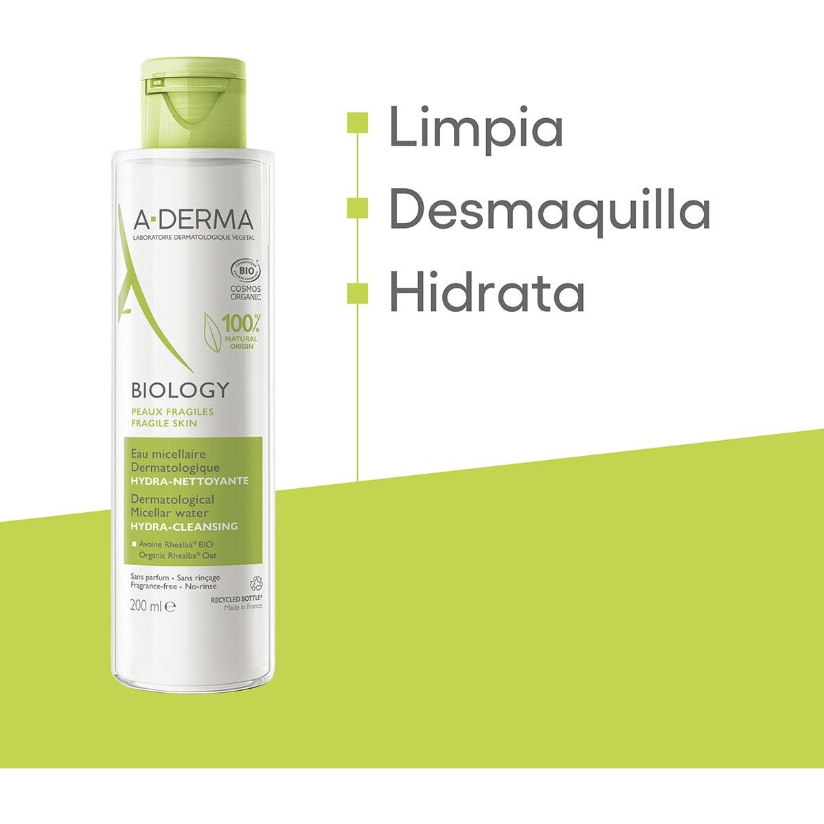 A-Derma Biology Agua Micelar Hidratante 200 Ml