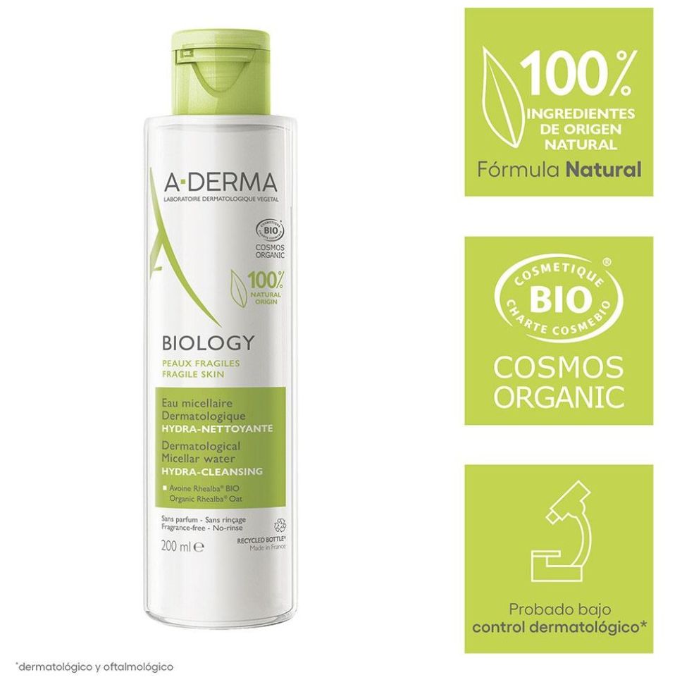 A-Derma Biology Agua Micelar Hidratante 200 Ml