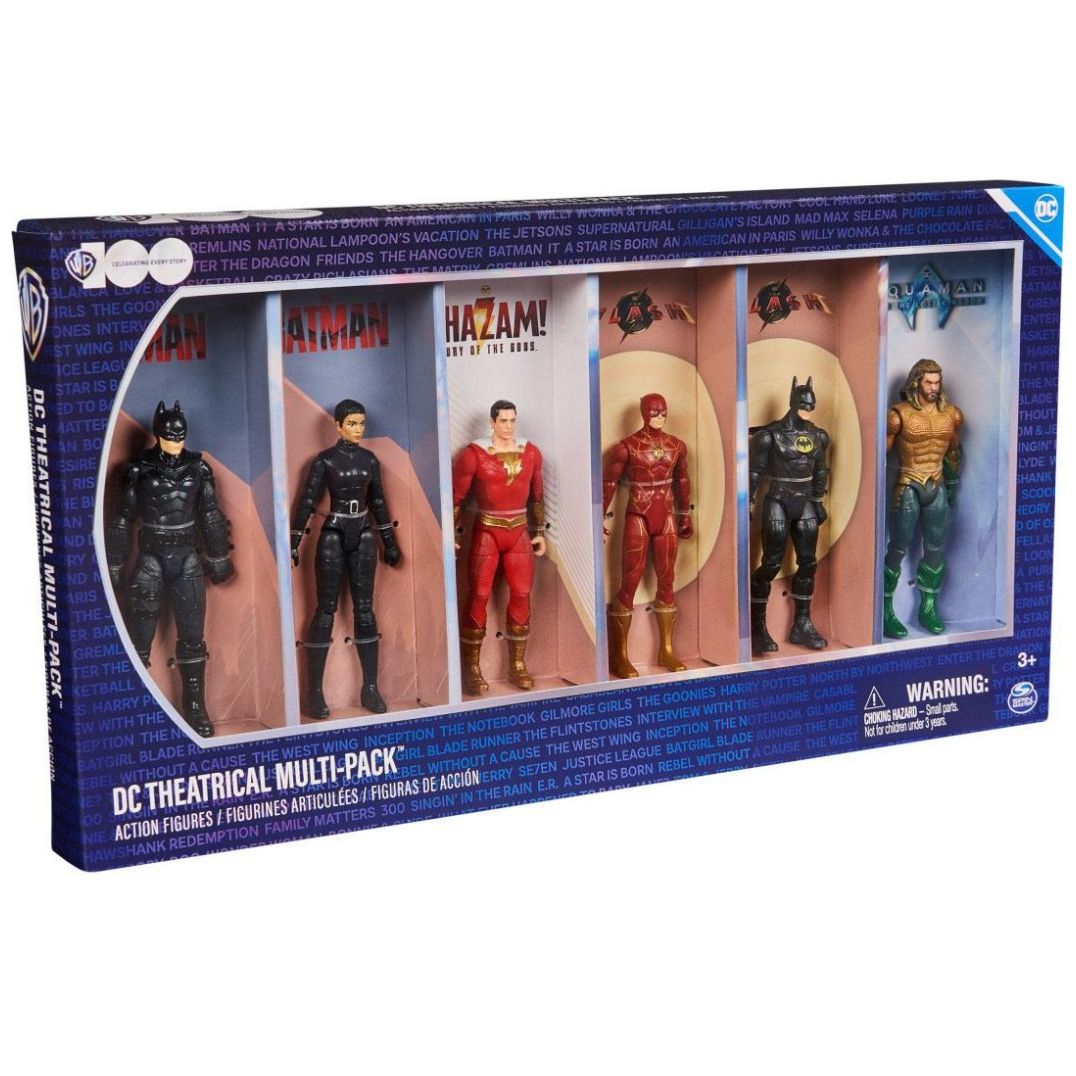 Set Figuras 10Cm Dc Filmicos 100 Aniversario Warner Bros
