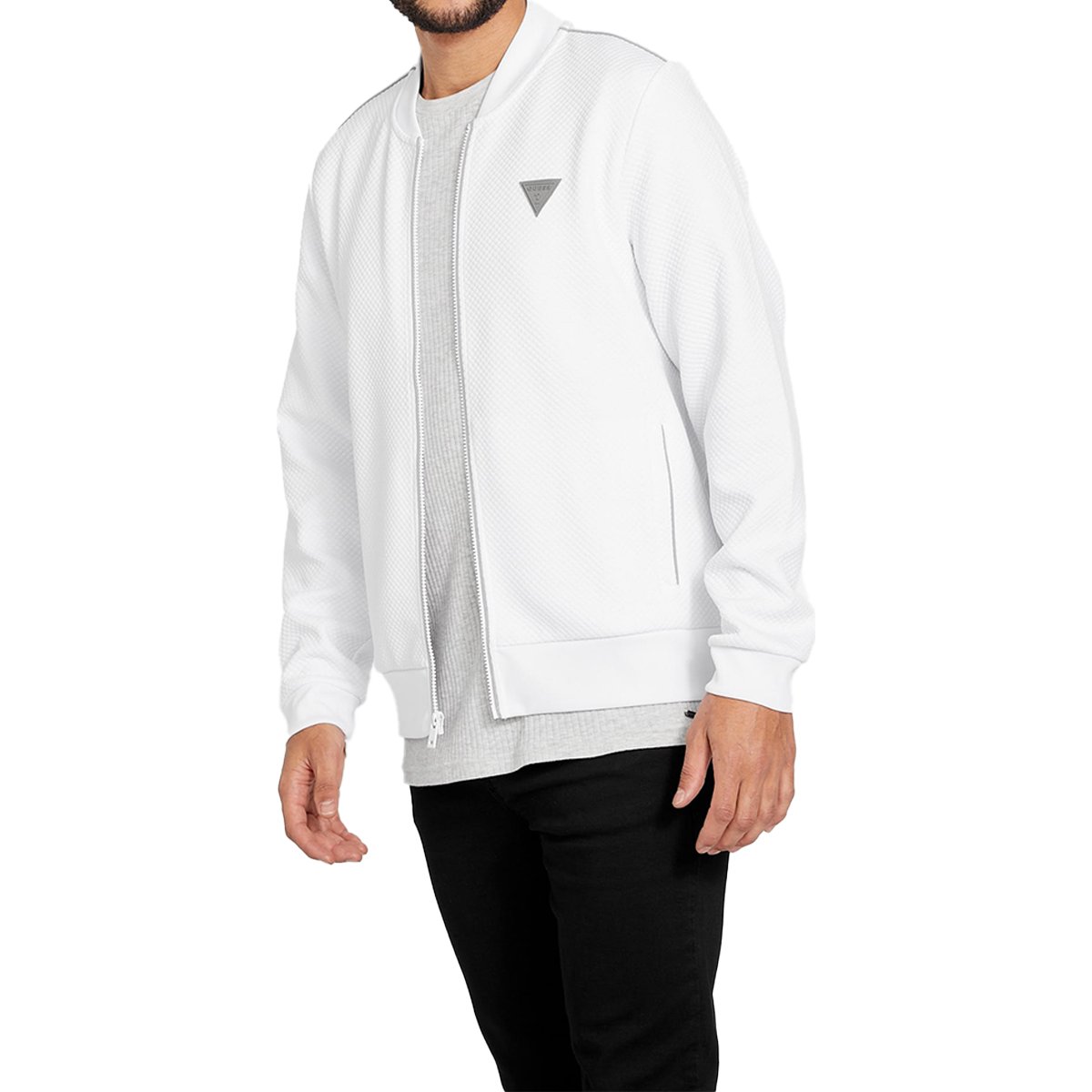 Suéter Guess Factory con Cierre para Hombre