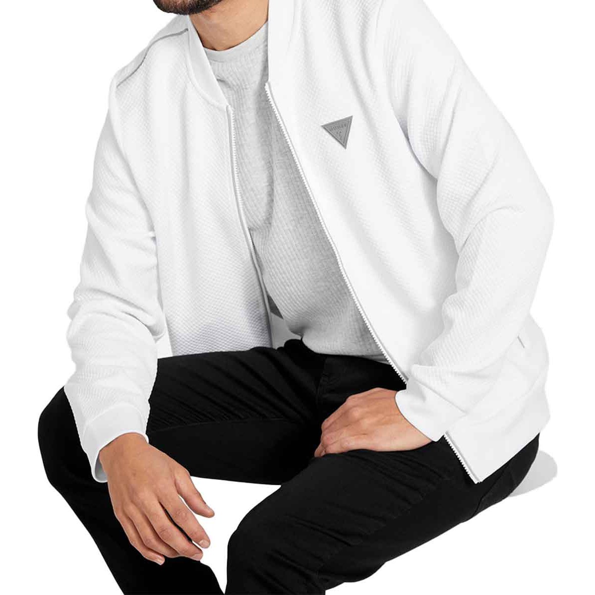 Suéter Guess Factory con Cierre para Hombre