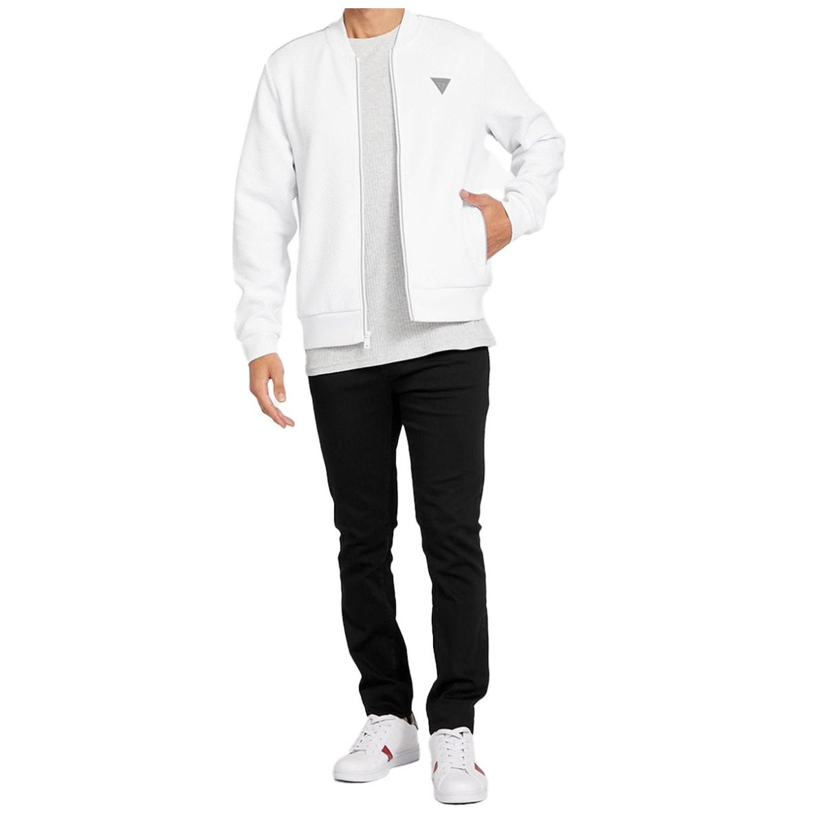 Suéter Guess Factory con Cierre para Hombre