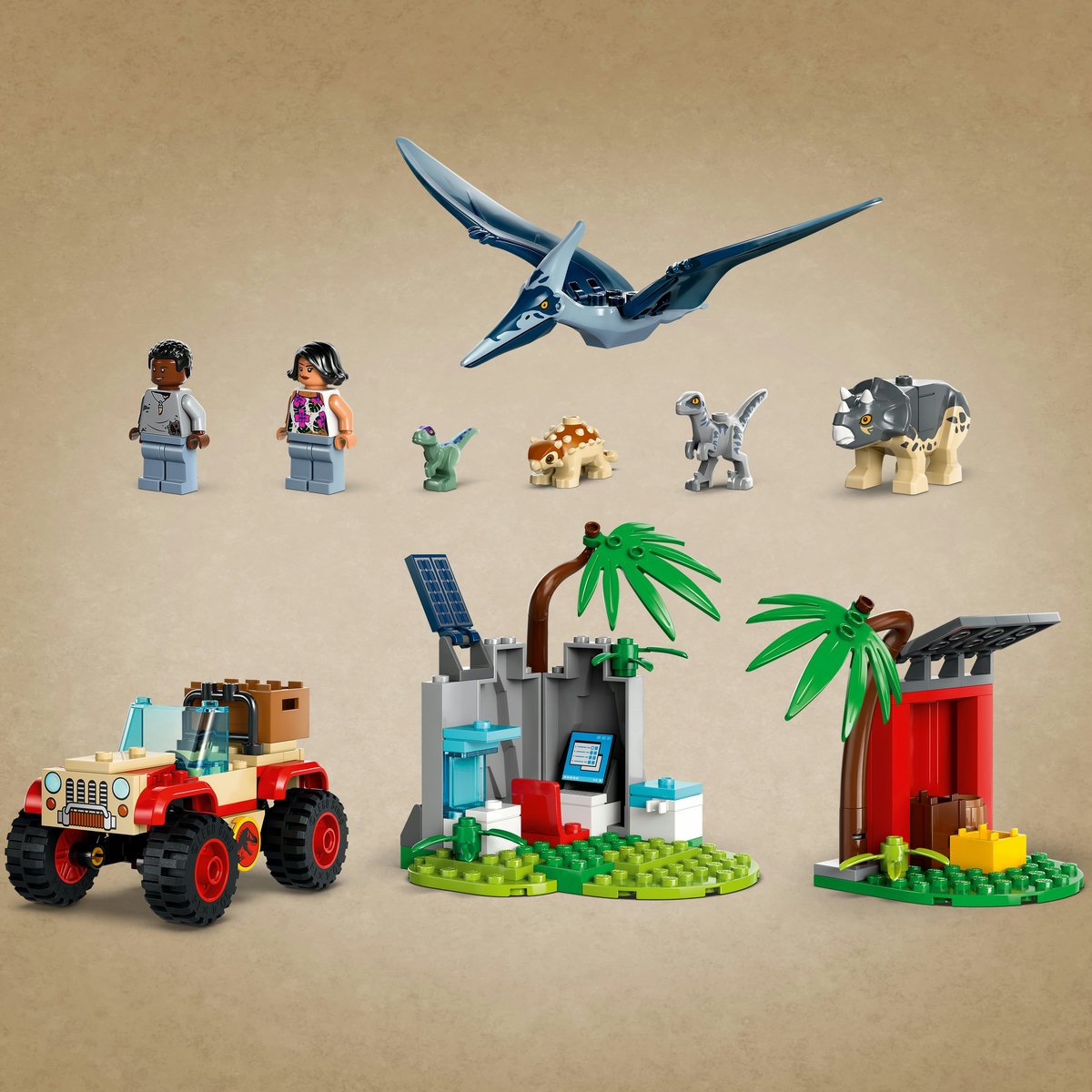 Lego Centro de Rescate de Crías de Dinosaurio