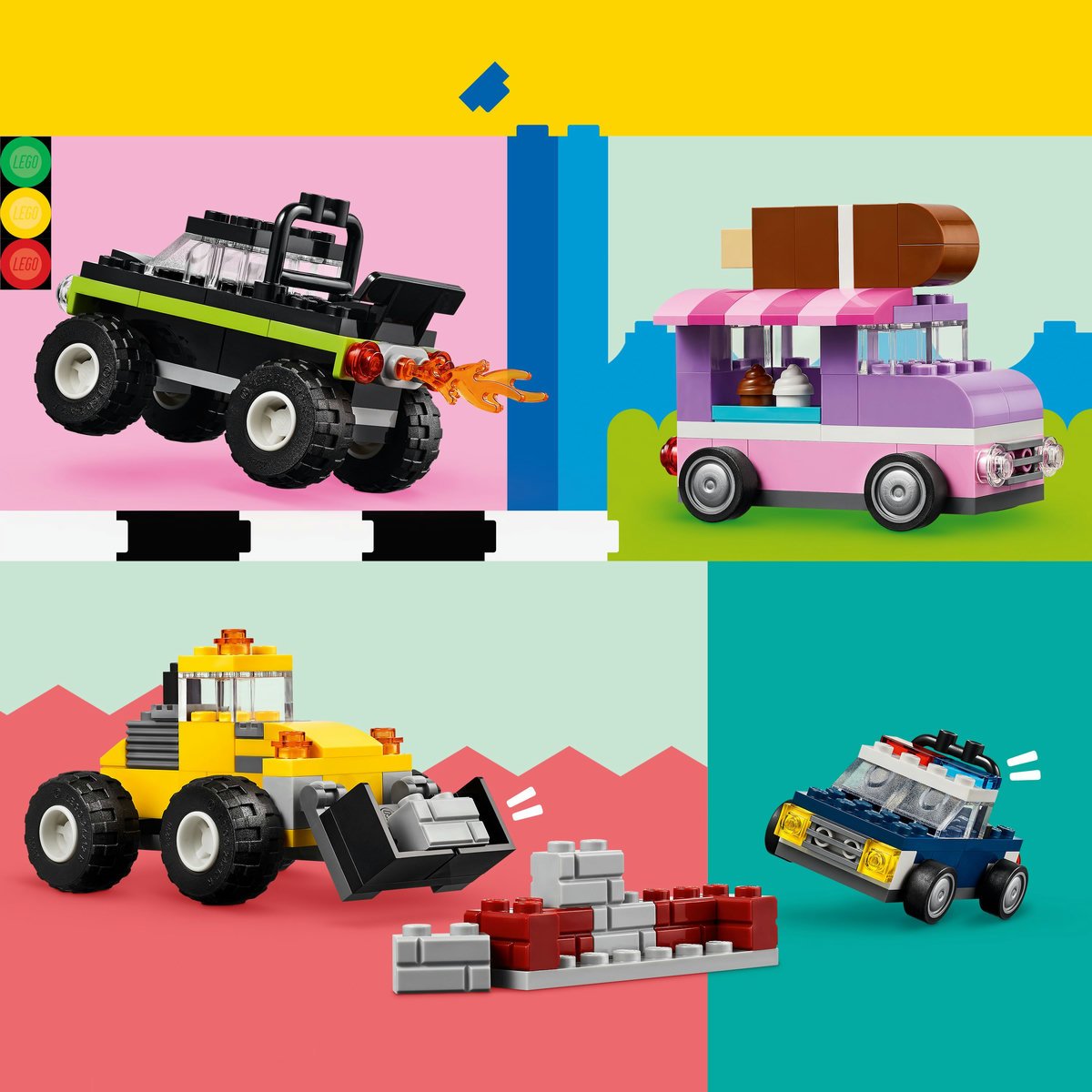 Classic Vehículos Creativos; Carritos para Niños Lego®