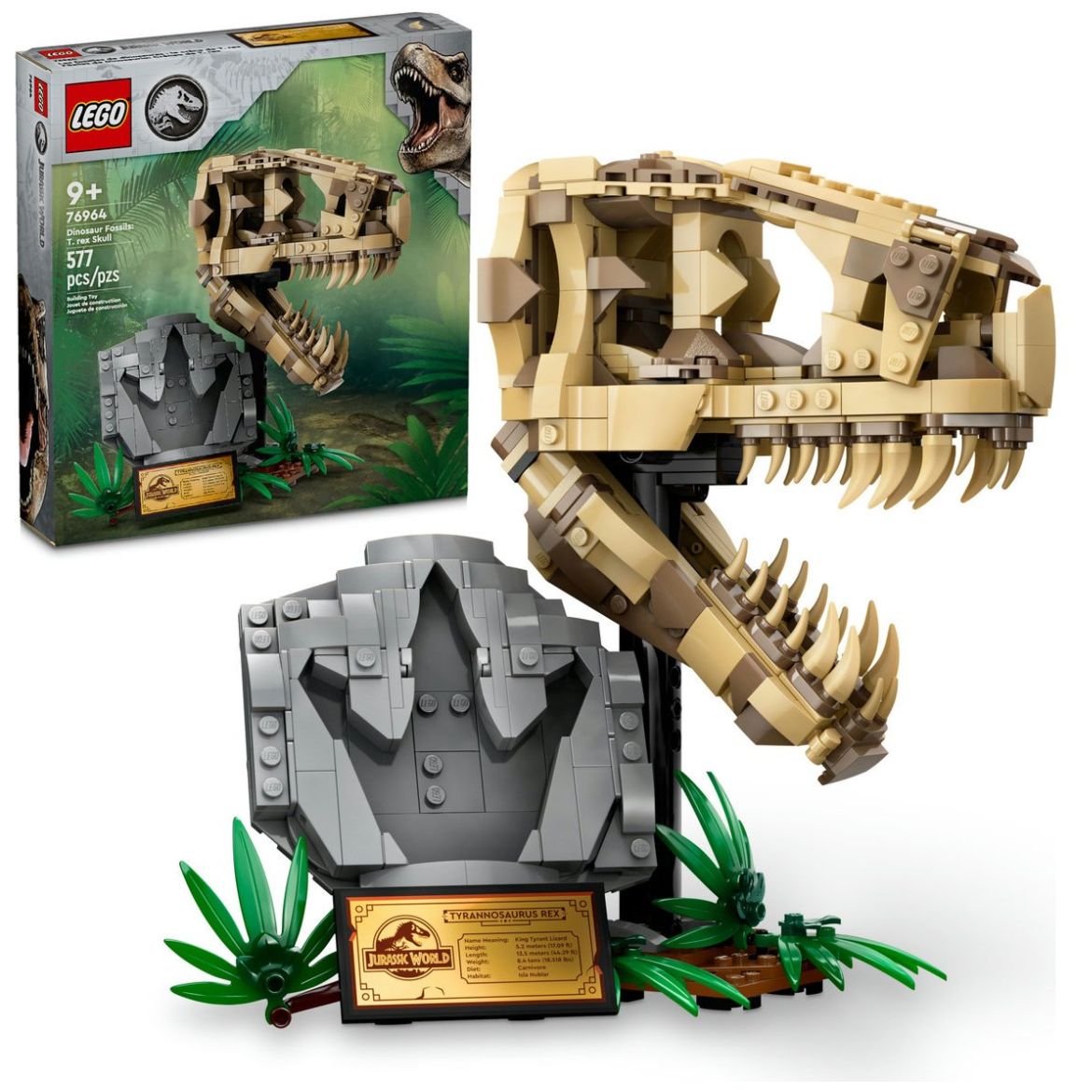 Lego Fósiles de Dinosaurio: Cráneo de T. Rex
