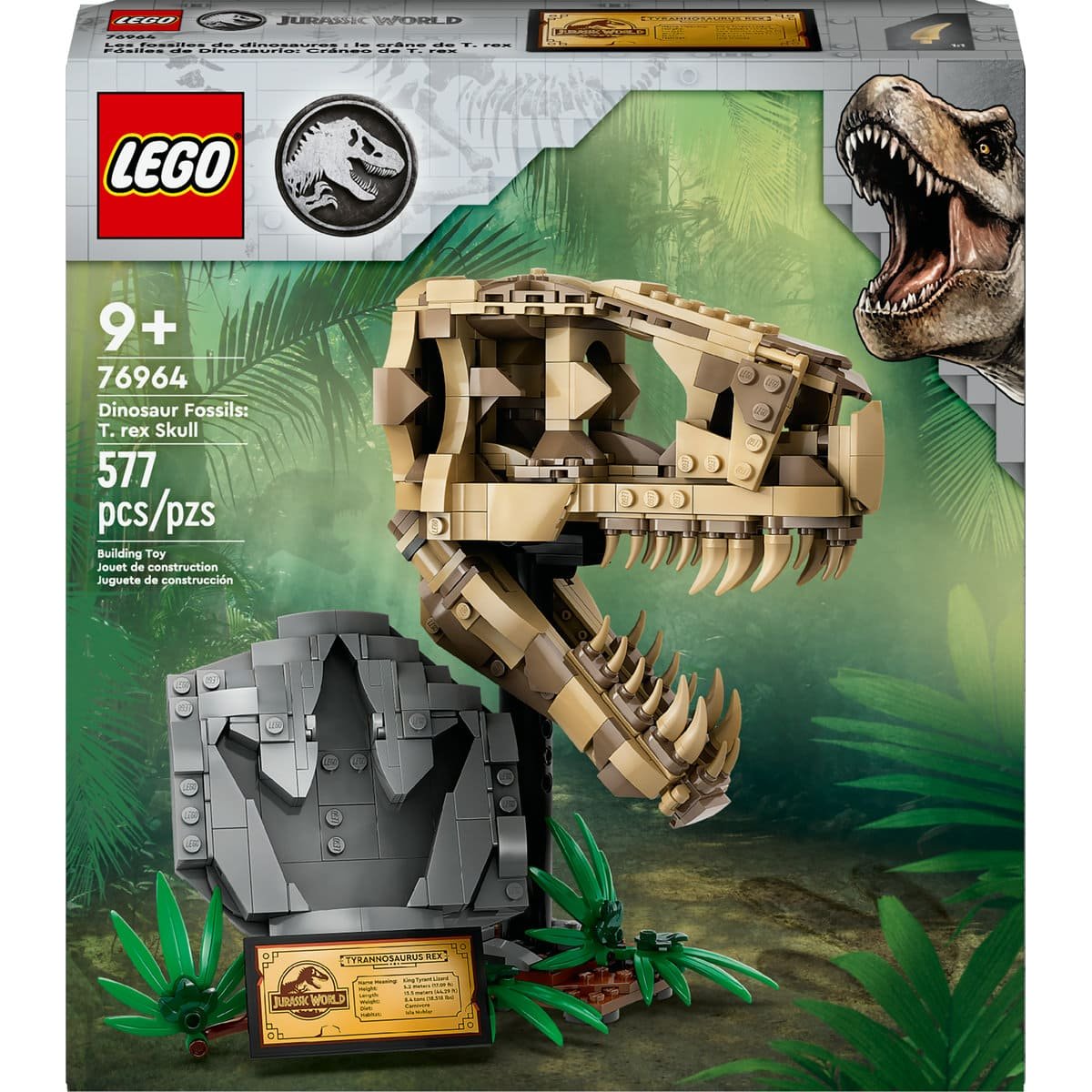 Lego Fósiles de Dinosaurio: Cráneo de T. Rex