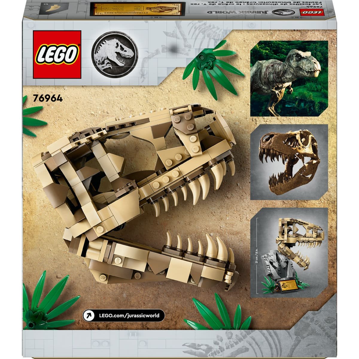 Lego Fósiles de Dinosaurio: Cráneo de T. Rex