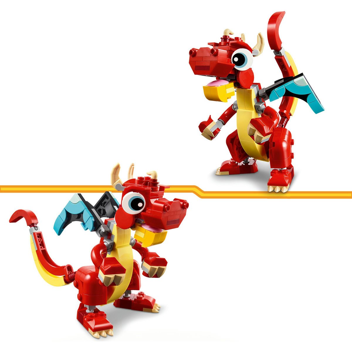 Lego Dragón Rojo