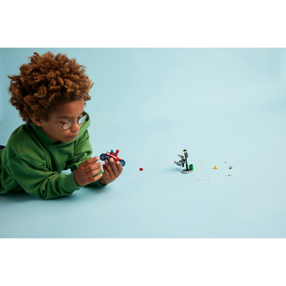 Lego Persecución en Moto: Spider-Man Vs. Doc Ock