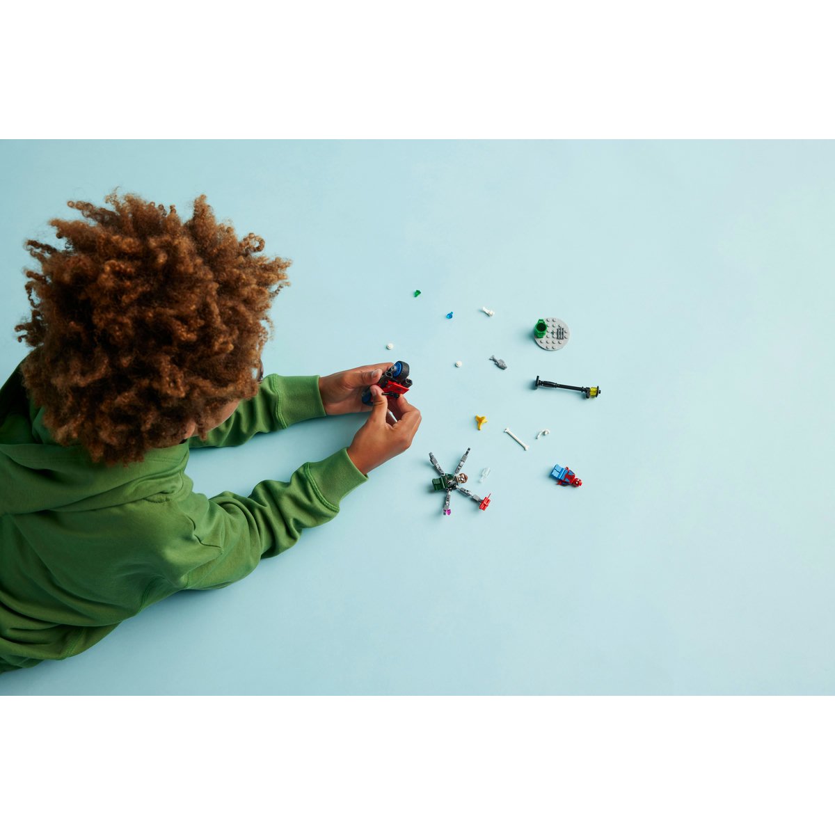 Lego Persecución en Moto: Spider-Man Vs. Doc Ock