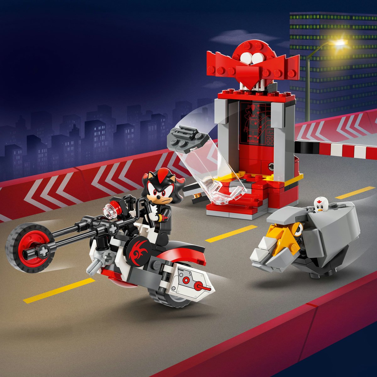 Lego Huida de Shadow The Hedgehog