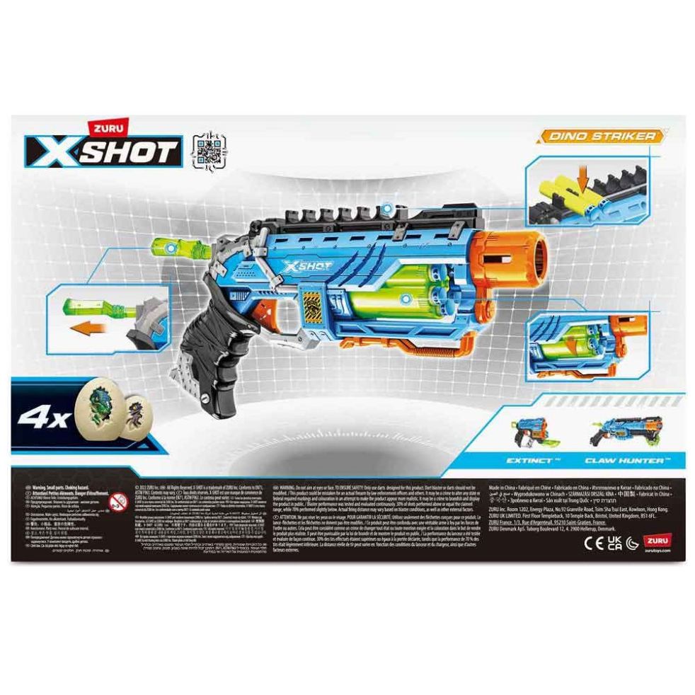 Lanzador de Dardos Dino Attack-Dino Striker Zuru