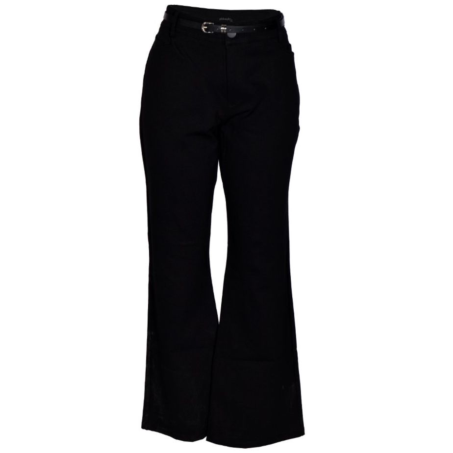 Pantalón Acampanado con Cinturón para Mujer Philosophy Jr Plus