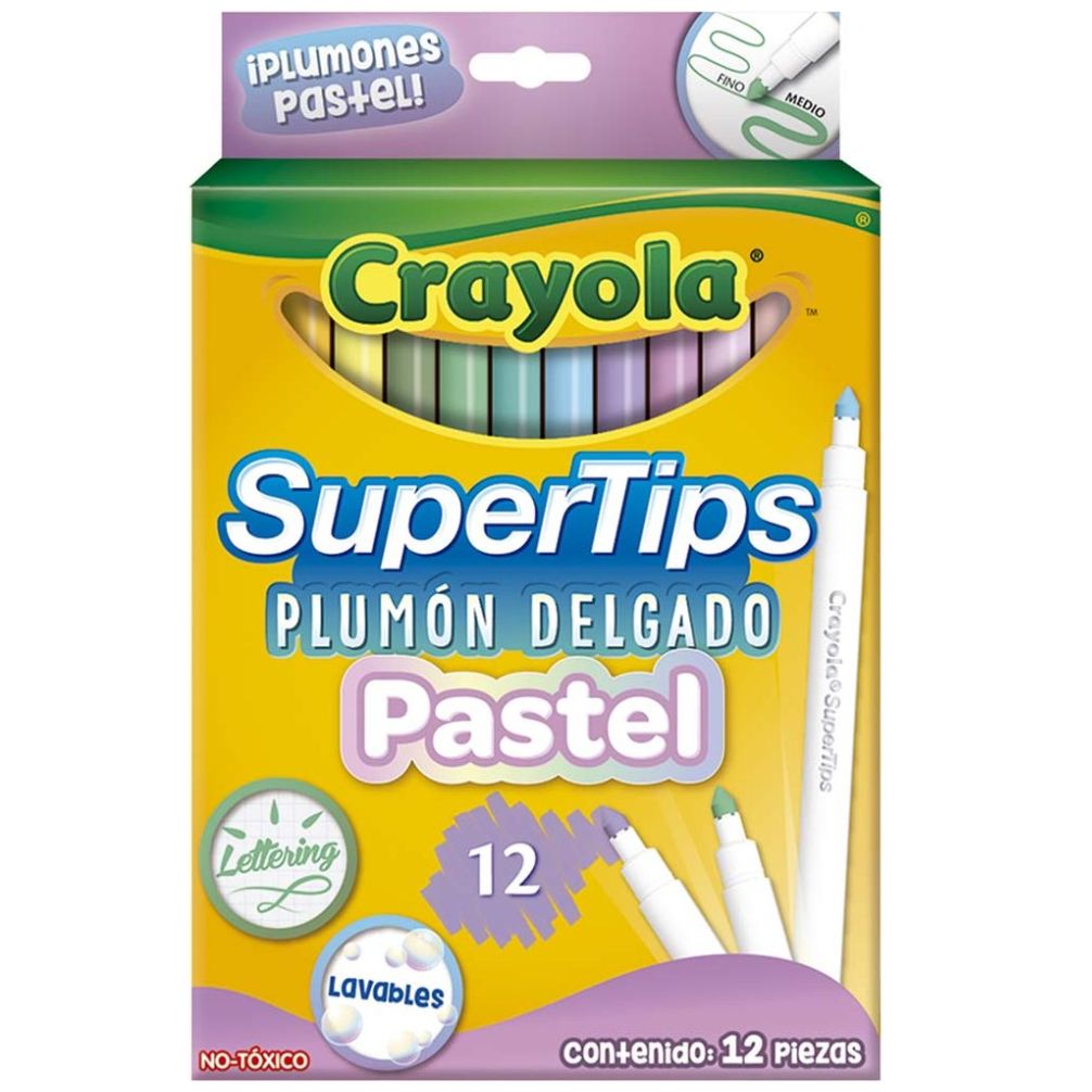 12 Super Tips Pastel Crayola