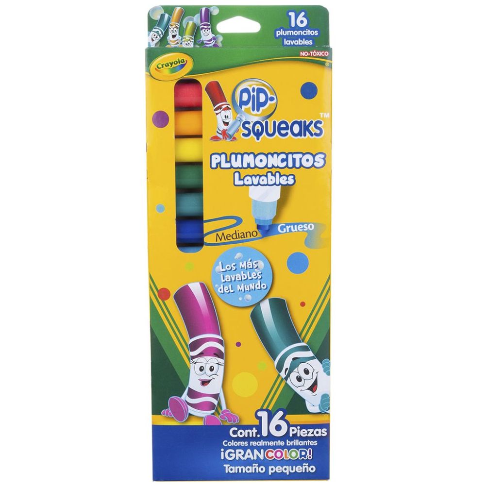 16 Pip Squeaks Crayola